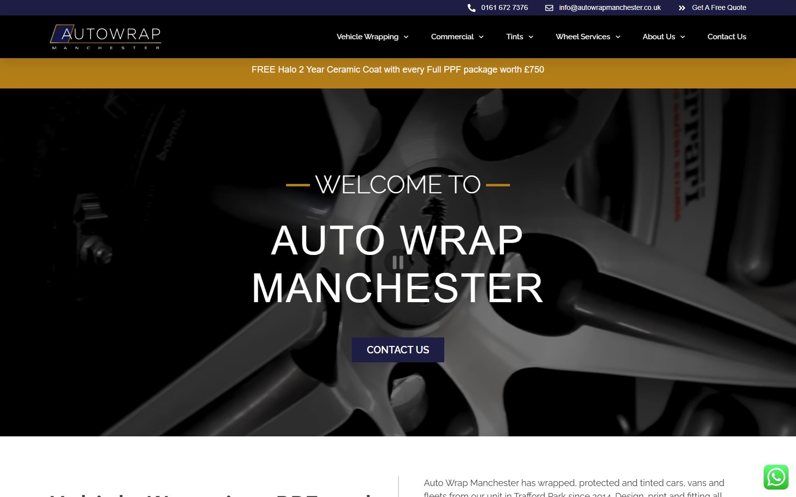 Auto Wrap Manchester — Vehicle wrapping, PPF and tints